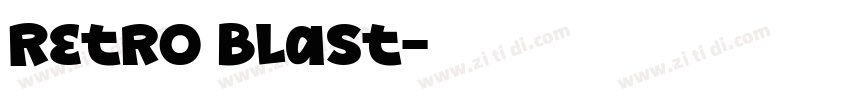 Retro Blast字体转换